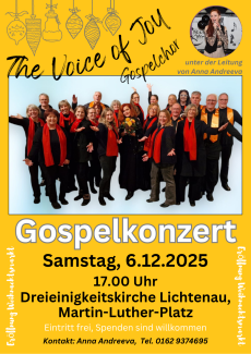 Gospelkonzert in Lichtenau