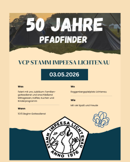50 Jahre Pfadfinder