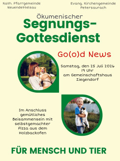 Tiersegnungsgottesdienst in Ziegendorf