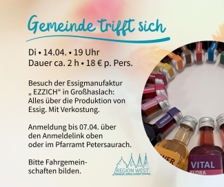 Besuch in der Essigmanufaktur Ezzich in Großhaslach