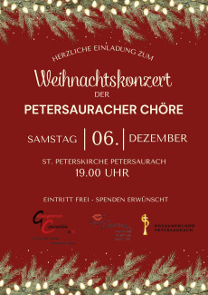 Weihnachtskonzert der Chöre
